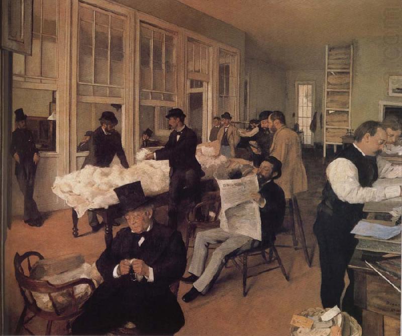 Edgar Degas Cotton trade